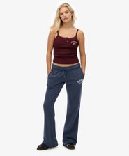 Athletic Embroidered Flare Joggers
