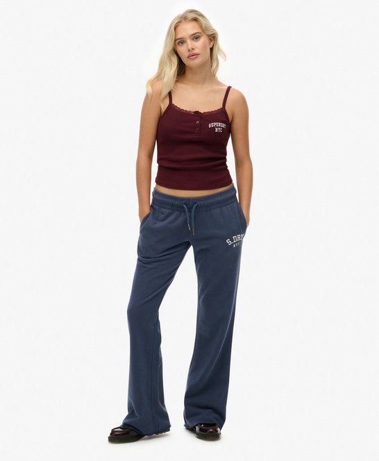 Pantalon De Jogging Flare Brodé Femme Superdry Athletic
