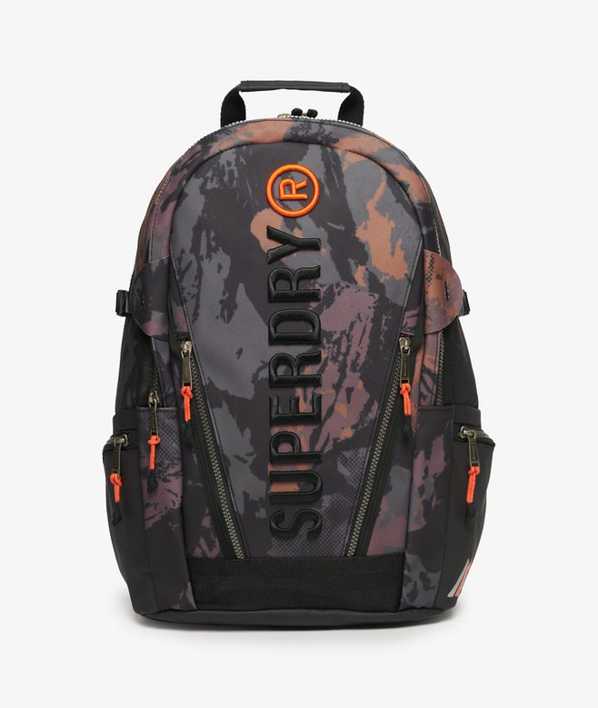 womens Tarp Embroidered Rucksack in Mountain Mesh Camo Superdry
