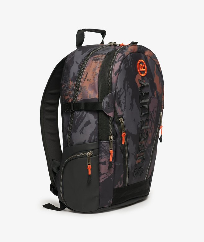 womens Tarp Embroidered Rucksack in Mountain Mesh Camo  display picture 1
