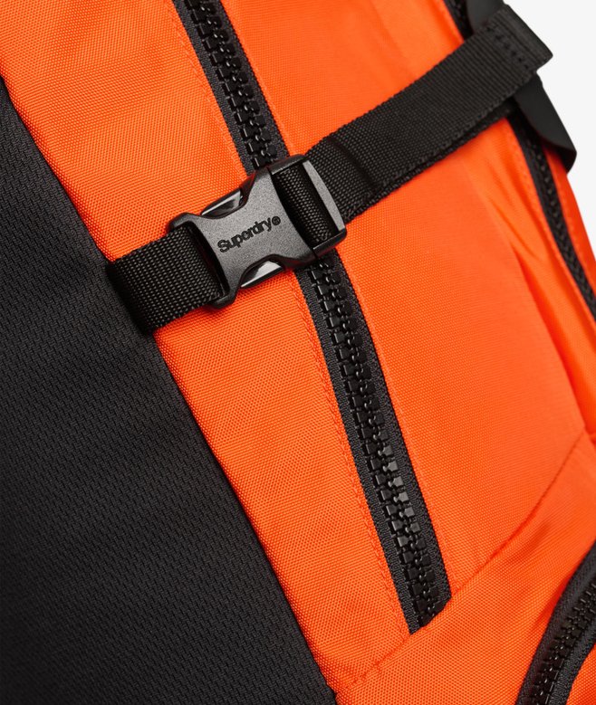 womens Outdoor 28L Backpack in Bold Orange | Superdry US display picture 2