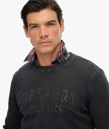 Athletic Embossed Sweatshirt Image 4