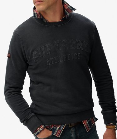 Athletic Embossed Sweatshirt Image 2