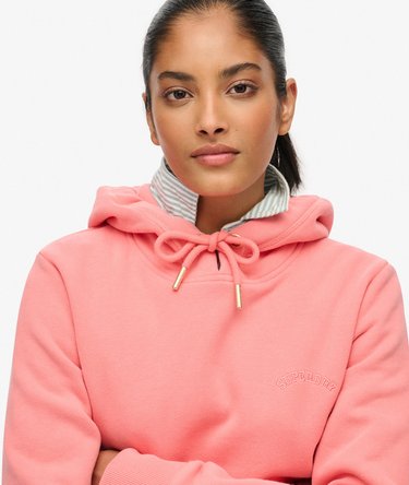 Felpa con cappuccio con logo ricamato Essential Image 4