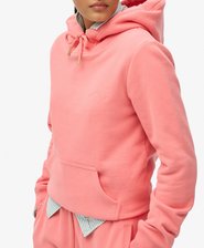 Felpa con cappuccio con logo ricamato Essential