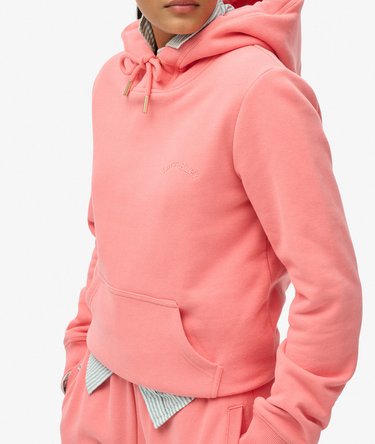 Felpa con cappuccio con logo ricamato Essential Image 2