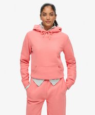 Felpa con cappuccio con logo ricamato Essential