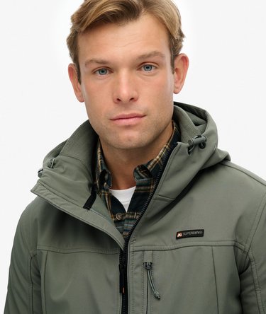 Kapuzen-Softshell-Trekkerjacke Image 4