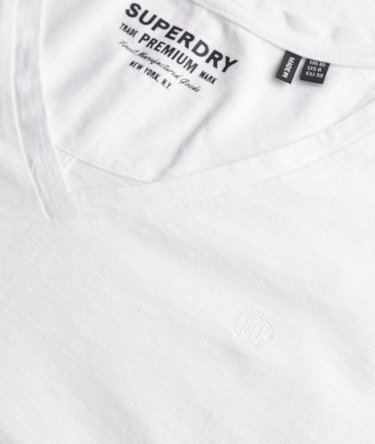 Studios slub T-shirt met borduursel Image 6