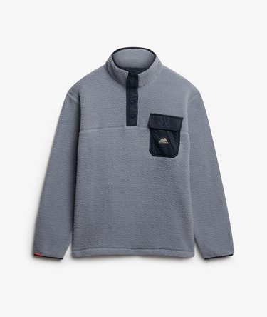 Fuji Fleece Half Popper Jumper Image 6