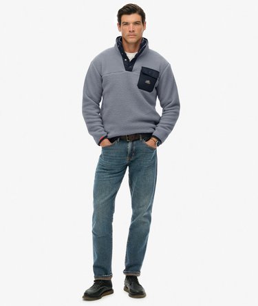 Fuji Fleece Half Popper Jumper Image 3