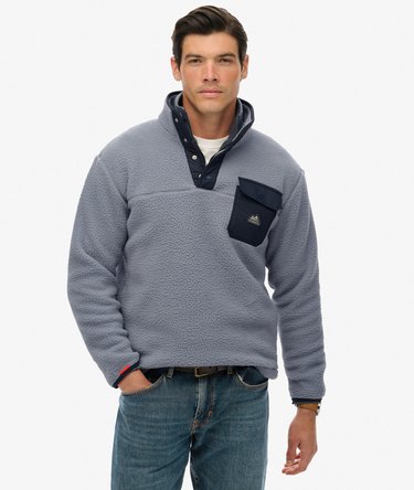 Fuji Fleece Half Popper Jumper Image 1