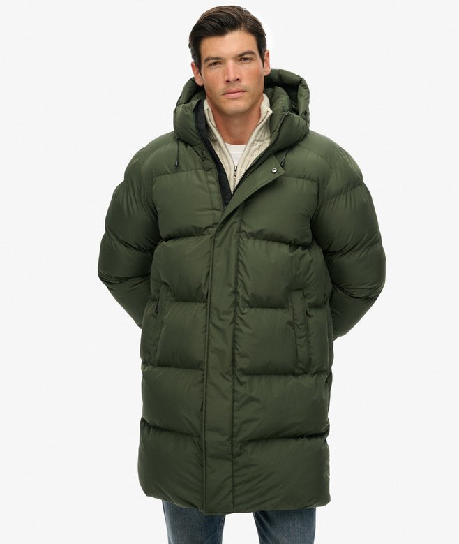 Hooded Sports Puffer Coat