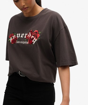 Night Garden Oversized T-Shirt Image 2
