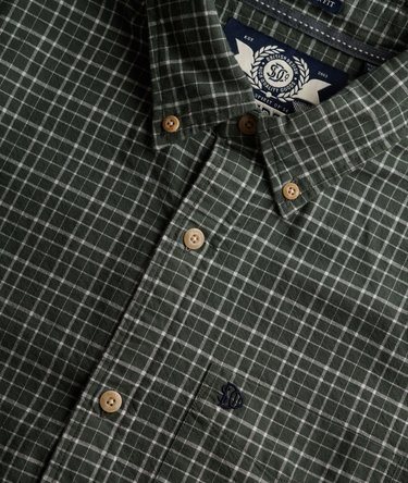 Premium Check Oxford Shirt Image 6