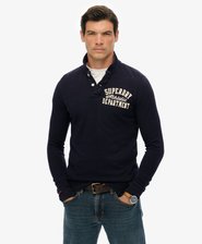 Vintage Athletic Long Sleeve Polo