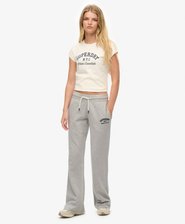 Athletic Embroidered Flare Joggers