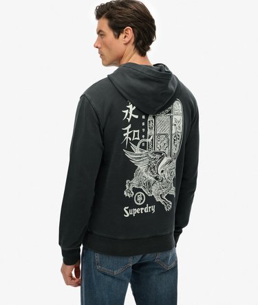Tokyo Narrative Hoodie in lockerer Passform Image 5