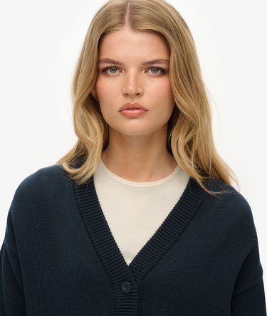 Slouchy Knitted Cardigan Image 4