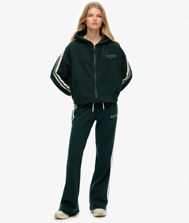 Athletic Stripe Flare Joggers Image 1