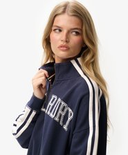 Athletic Essentials Applique Loose Zip Track Top