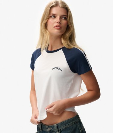 Essential Retro T-Shirt mit Logo Image 1