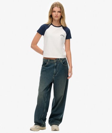 Essential Retro T-Shirt mit Logo Image 3