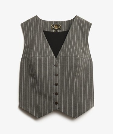 Gilet à Rayures Fines Image 7