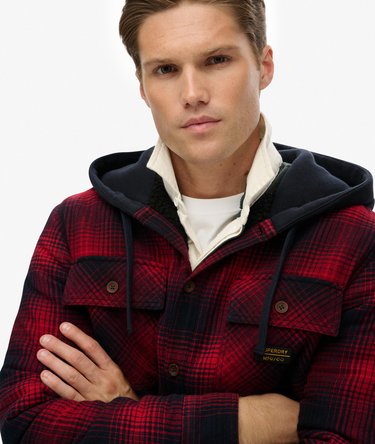 Surplus Hooded Check Shirt Image 4