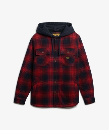 Surplus Hooded Check Shirt Image 7