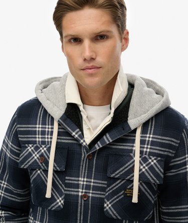 Surplus Hooded Check Shirt Image 4