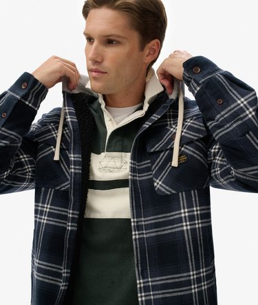 Surplus Hooded Check Shirt Image 2