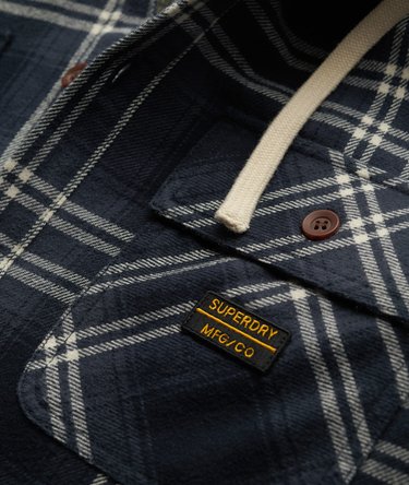 Surplus Hooded Check Shirt Image 6