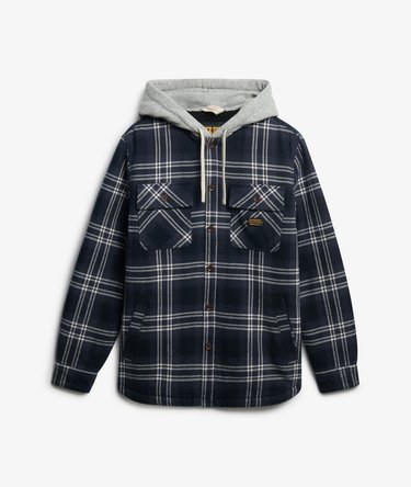 Surplus Hooded Check Shirt Image 7
