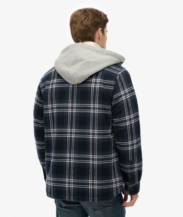 Surplus Hooded Check Shirt Image 5
