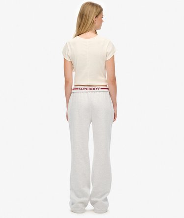 Athletic Essentials Logo Low Rise Flare Jogger Image 6