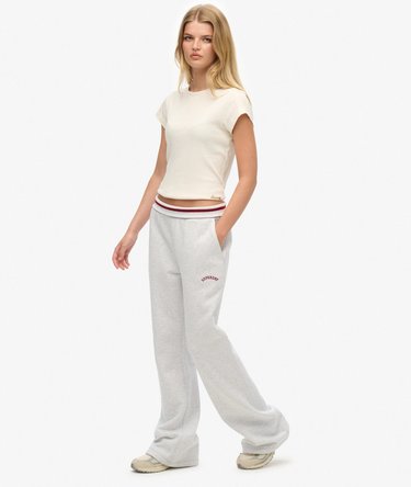 Athletic Essentials Logo Low Rise Flare Jogger Image 3