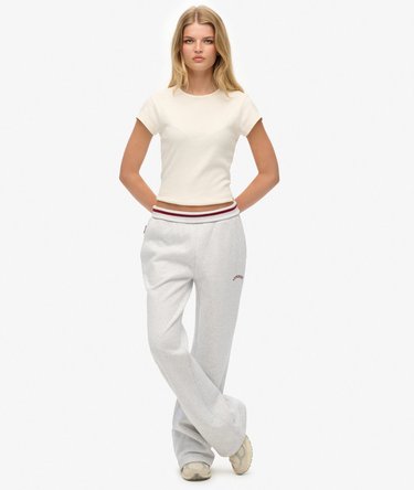 Athletic Essentials Logo Low Rise Flare Jogger Image 1