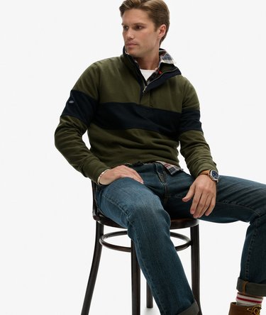 Classic Rugby Half Zip Top Image 2