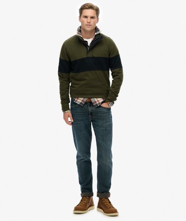 Classic Rugby Half Zip Top Image 3