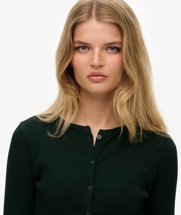 Athletic Essentials Ribbed Cardigan Image 4