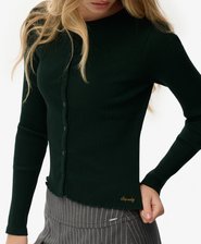 Athletic Essentials Ribbed Cardigan