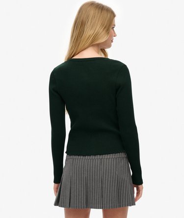 Athletic Essentials Ribbed Cardigan Image 5