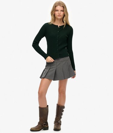 Athletic Essentials Ribbed Cardigan Image 3