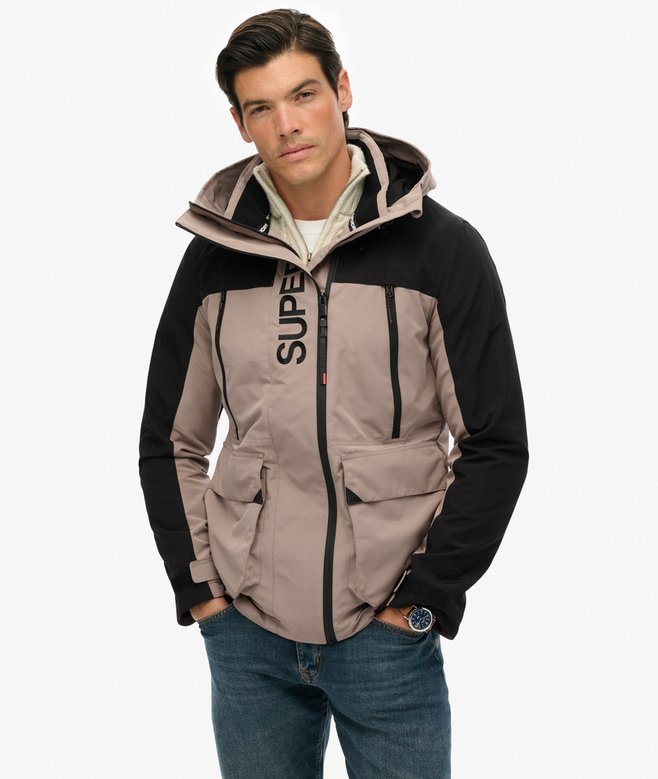 Colour Block Windbreaker Jacket