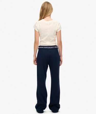 Athletic Essentials Logo Low Rise Flare Jogger Image 6