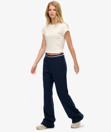 Athletic Essentials Logo Low Rise Flare Jogger Image 5