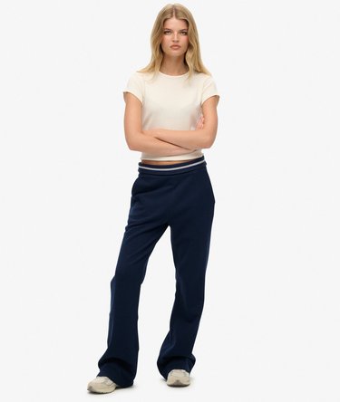 Athletic Essentials Logo Low Rise Flare Jogger Image 1