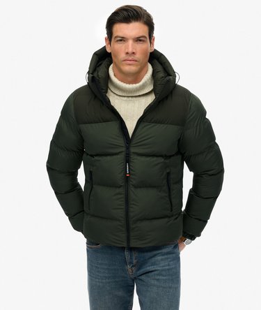 Colourblock Hooded Puffer Jacket Image 6