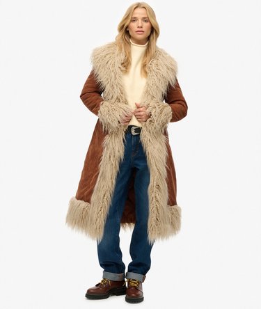 Long Afghan Coat Image 2